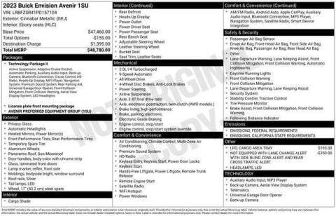 2023 Buick Envision Avenir
