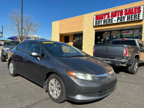 2012 Honda Civic for sale at Marys Auto Sales in Phoenix AZ