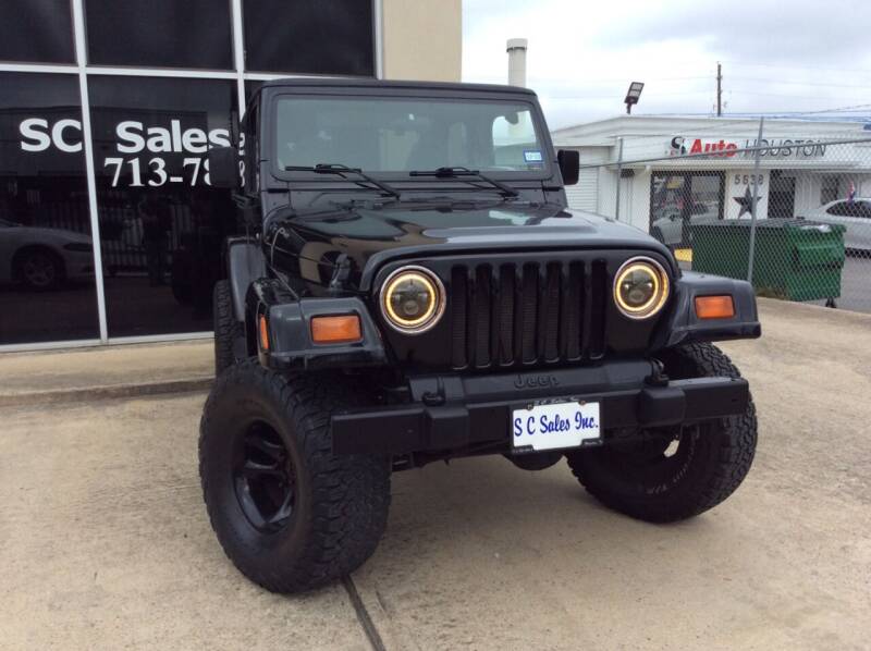 1999 Jeep Wrangler for sale at SC SALES INC in Houston TX