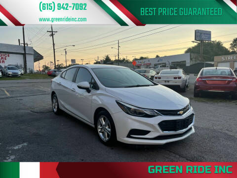 2016 Chevrolet Cruze for sale at Green Ride Inc in Nashville TN