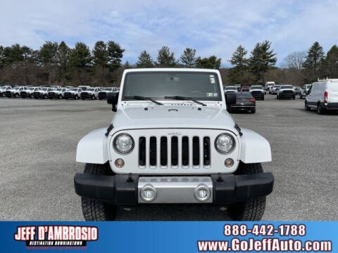 2017 Jeep Wrangler for sale at Jeff D'Ambrosio Auto Group in Downingtown PA