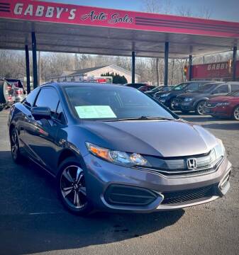 2015 Honda Civic for sale at GABBY'S AUTO SALES in Valparaiso IN