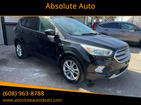 2017 Ford Escape for sale at Absolute Auto in Baraboo WI