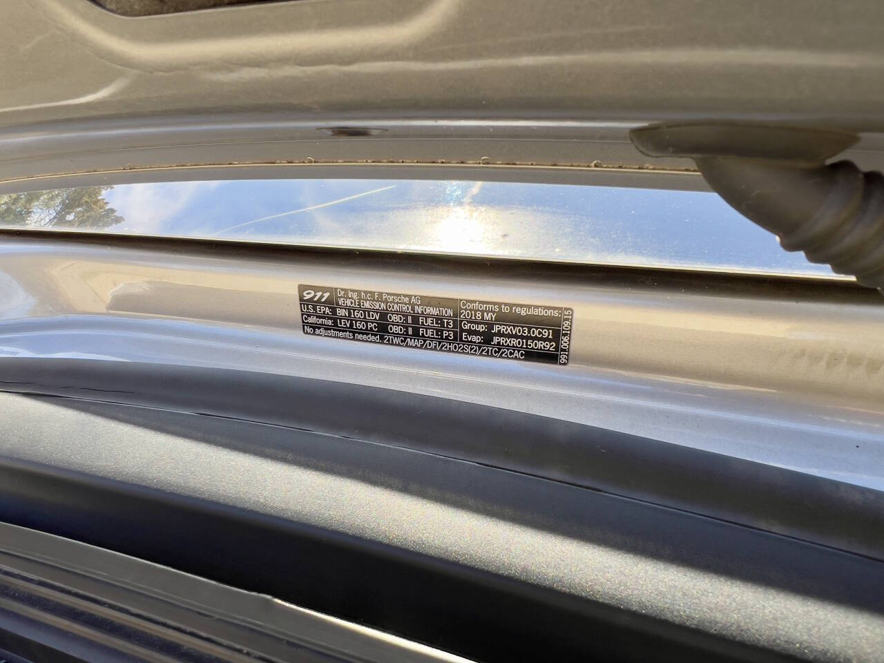 Used Car 2018 Porsche 911  Carrera T 2dr Coupe For Sale Under $110,000 In Austin, Texas