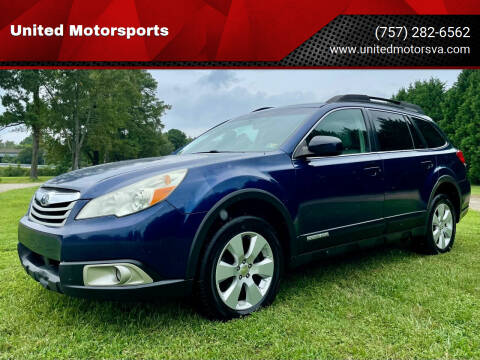 2010 Subaru Outback for sale at United Motorsports in Virginia Beach VA