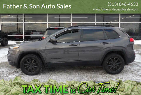 2014 Jeep Cherokee for sale at Father & Son Auto Sales in Dearborn MI
