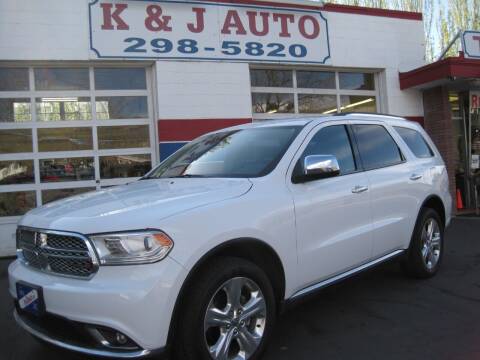 2015 Dodge Durango for sale at K & J Auto Rent 2 Own in Bountiful UT