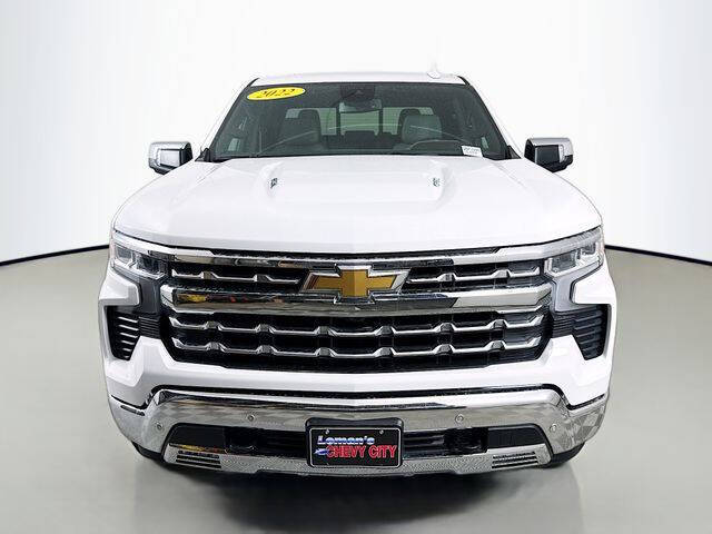 Used 2022 Chevrolet Silverado 1500 LTZ with VIN 1GCUDGEL6NZ639357 for sale in Bloomington, IL
