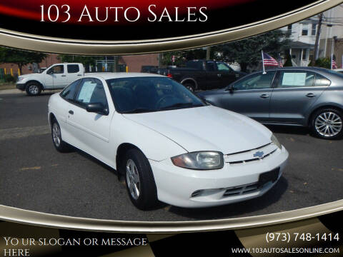 2003 Chevrolet Cavalier for sale at 103 Auto Sales in Bloomfield NJ