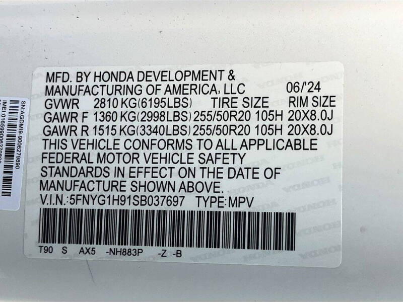 2025 Honda Pilot Black Edition