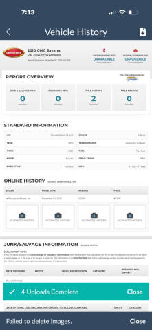 2010 GMC Savana LT 1500