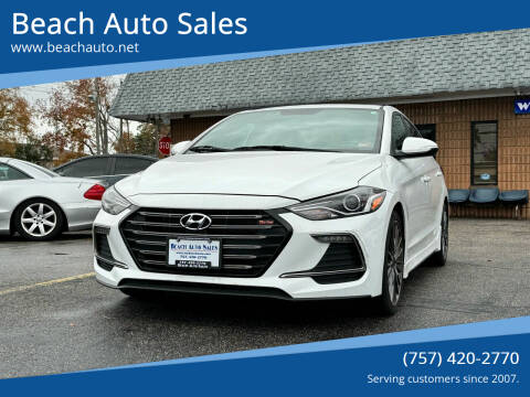 2018 Hyundai Elantra for sale at Beach Auto Sales in Virginia Beach VA