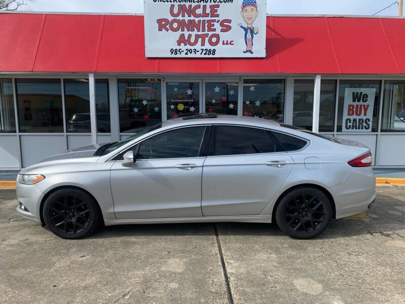 2015 Ford Fusion for sale at Uncle Ronnie's Auto LLC in Houma LA