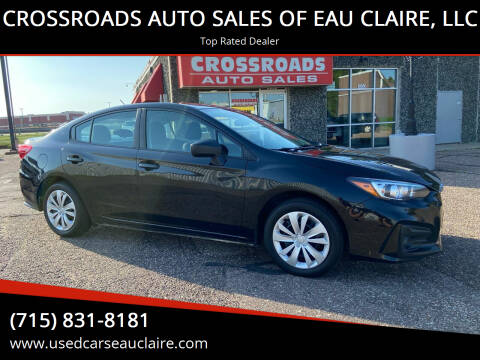 2018 Subaru Impreza for sale at CROSSROADS AUTO SALES OF EAU CLAIRE, LLC in Eau Claire WI