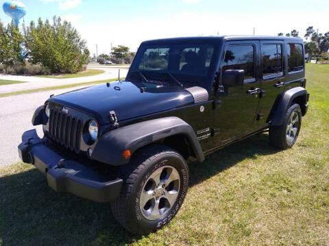 2016 Jeep Wrangler Unlimited for sale at Noble Auto Sales in Englewood FL