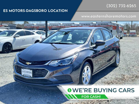 2017 Chevrolet Cruze for sale at ES Motors-DAGSBORO location in Dagsboro DE