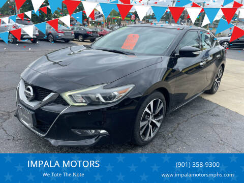 2017 Nissan Maxima for sale at IMPALA MOTORS in Memphis TN