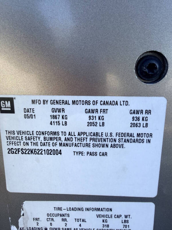 2002 Pontiac Firebird