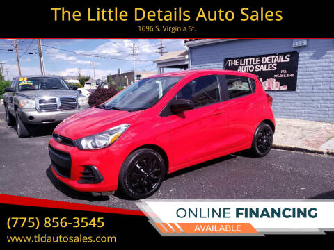 2016 Chevrolet Spark for sale at The Little Details Auto Sales in Reno NV