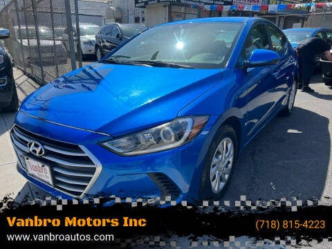 2017 Hyundai Elantra for sale at Vanbro Motors Inc in Staten Island NY