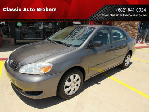 2008 Toyota Corolla for sale at Classic Auto Brokers in Haltom City TX