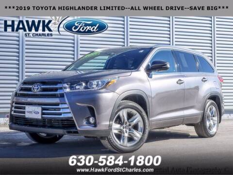 2019 Toyota Highlander for sale at Hawk Ford of St. Charles in Saint Charles IL