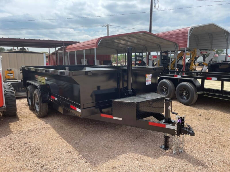 2023 US BUILT  - Dump Trailer 14 X 2 - Ramps for sale at LJD Sales in Lampasas TX