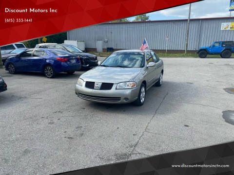 2004 Nissan Sentra for sale at Discount Motors Inc in Nashville TN