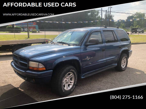 2001 Dodge Durango for sale at AFFORDABLE USED CARS in North Chesterfield VA