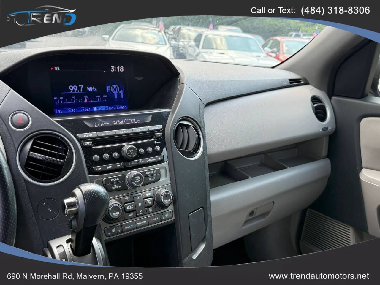 White 2013 Honda Pilot EX-L EX-L 4dr SUV 6