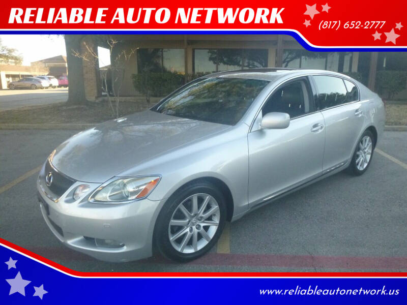 2006 Lexus GS 300 for sale at RELIABLE AUTO NETWORK in Arlington TX