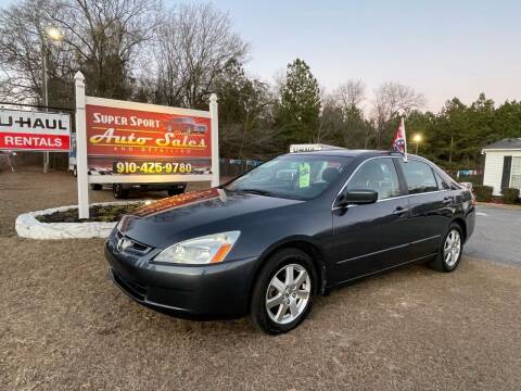 2005 Honda Accord for sale at Super Sport Auto Sales in Hope Mills NC