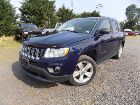 2012 Jeep Compass for sale at PERUVIAN MOTORS SALES in Warrenton VA