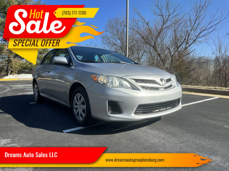 2011 Toyota Corolla for sale at Dreams Auto Sales LLC in Leesburg VA