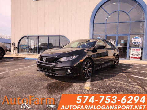 2021 Honda Civic for sale at AUTOFARM DALEVILLE in Daleville IN