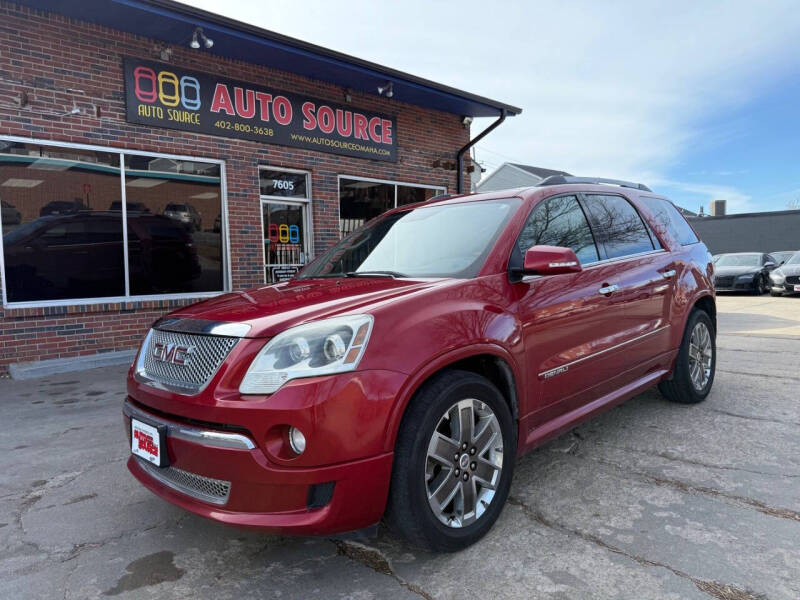 2012 GMC Acadia for sale at Auto Source in Ralston NE