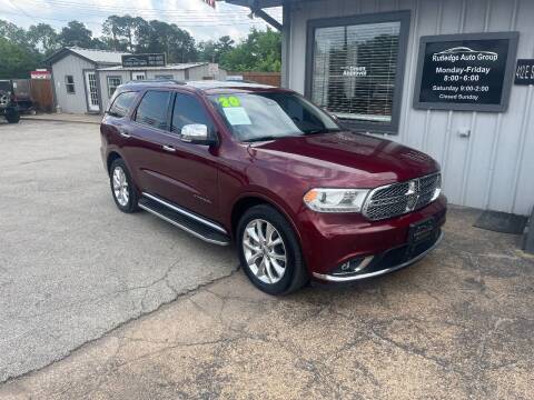 2020 Dodge Durango for sale at Rutledge Auto Group in Palestine TX