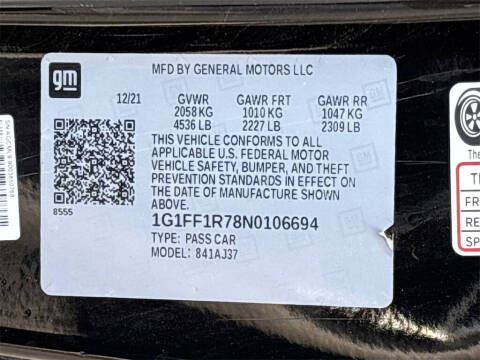 2022 Chevrolet Camaro SS