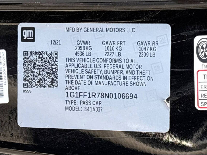 2022 Chevrolet Camaro SS