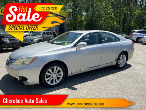 2011 Lexus ES 350 for sale at Cherokee Auto Sales in Acworth GA
