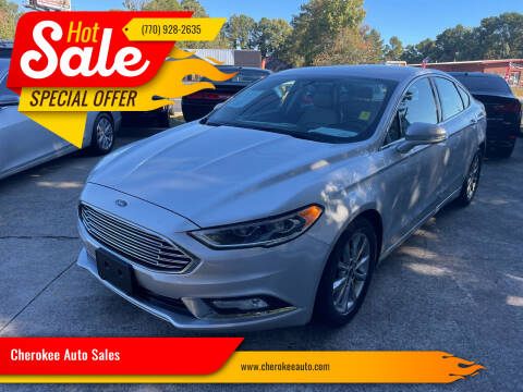2017 Ford Fusion for sale at Cherokee Auto Sales in Acworth GA