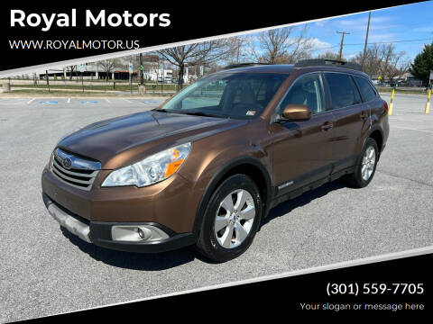 2012 Subaru Outback for sale at Royal Motors in Hyattsville MD