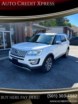 2017 Ford Explorer for sale at Auto Credit Xpress in Benton AR