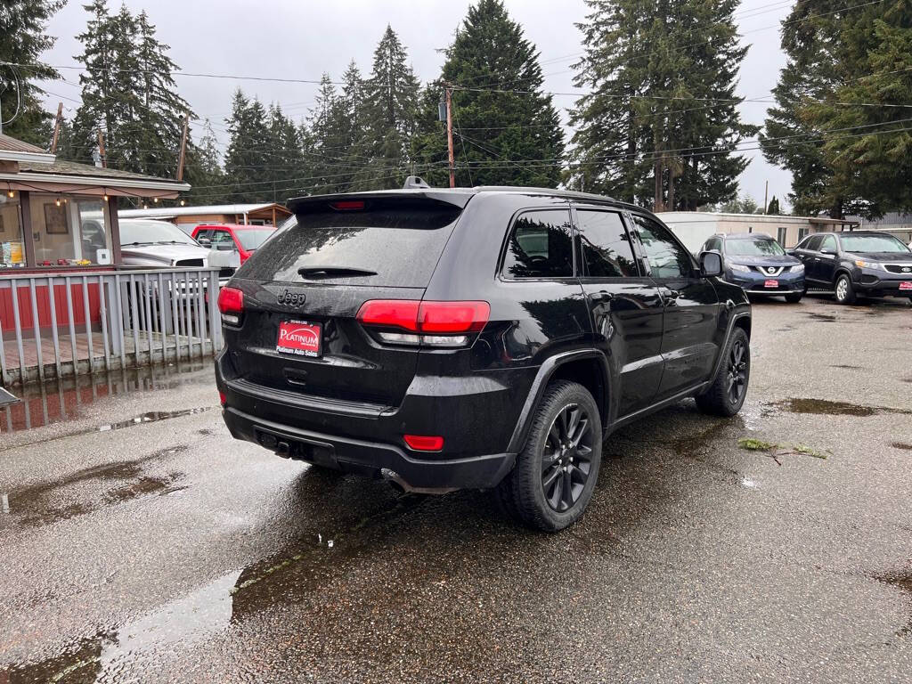 2019 Jeep Grand Cherokee for sale at PLATINUM AUTO SALES INC in Lacey, WA