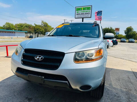 2008 Hyundai Santa Fe for sale at Shock Motors in Garland TX