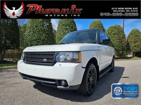 2012 Land Rover Range Rover for sale at Phoenix Motors Inc in Raleigh NC
