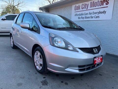 2013 Honda Fit for sale at Oak City Motors in Garner NC