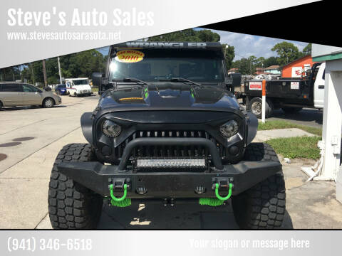 2010 Jeep Wrangler Unlimited for sale at Steve's Auto Sales in Sarasota FL