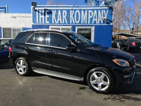 2013 Mercedes-Benz M-Class for sale at The Kar Kompany Inc. in Denver CO