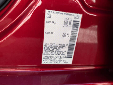 2020 Nissan Altima 2.5 SR